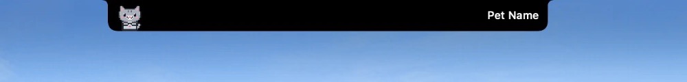 The closed notch with the pixel cat sitting beside it